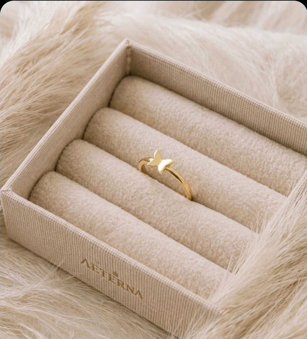 Minimal Butterfly Ring image 3