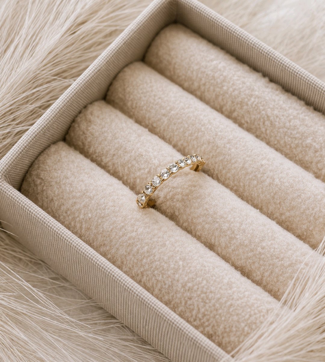 Gold Plated Stackable Rings For Women image 3