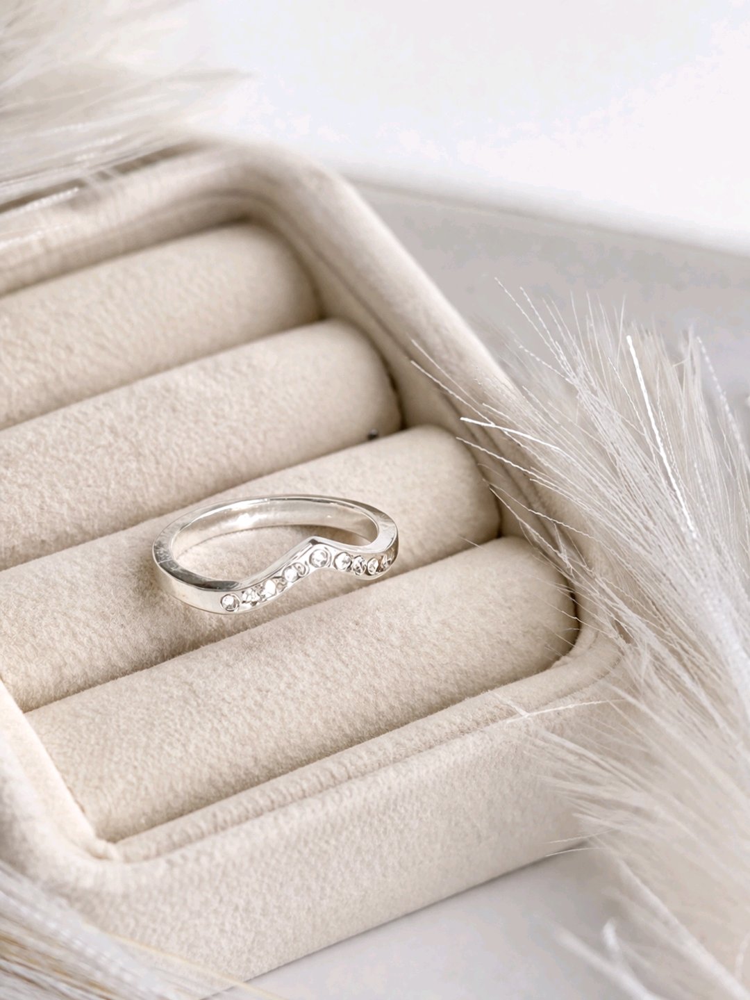 Beautiful Silver Plated Stackable Rings For Women and Girls
