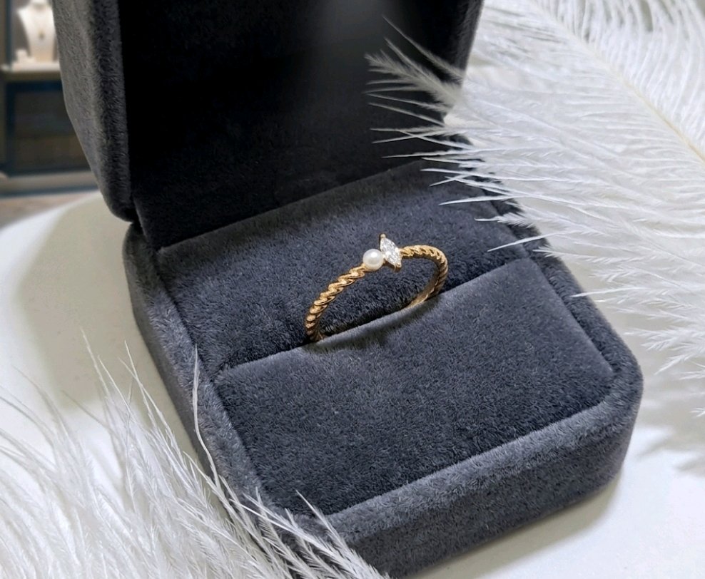 Gold Plated Contemporary Stackable Rings For Women