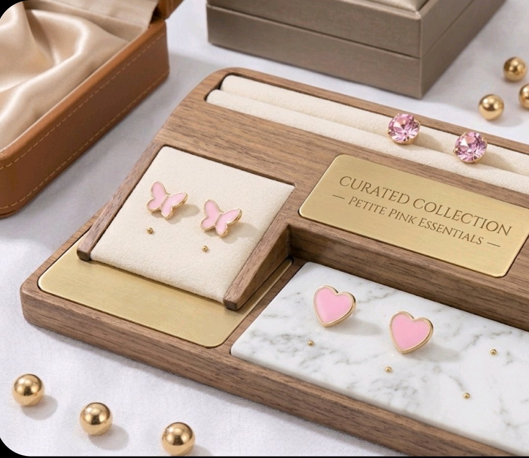 Pink Blush Stud Set image 2