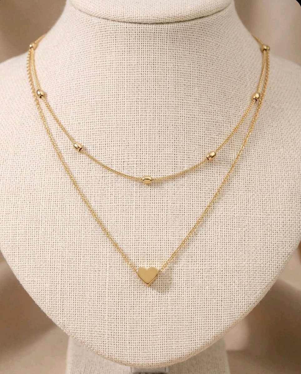 Double Dil Layered Necklace