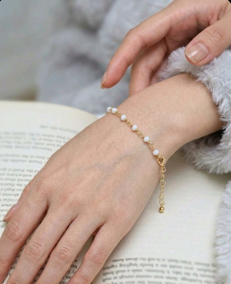 Gold Plated Contemporary Stackable Bracelet for women