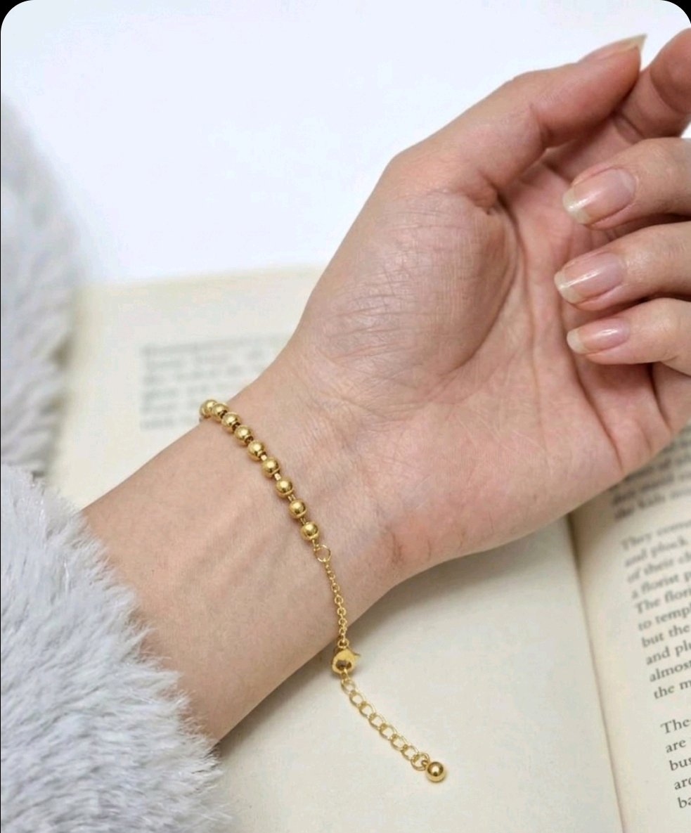 Gold Plated Contemporary Stackable Bracelet for women image 3