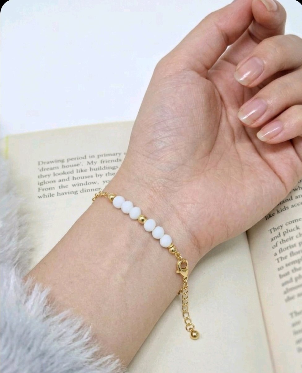 Gold Plated Contemporary Stackable Bracelet for women image 3