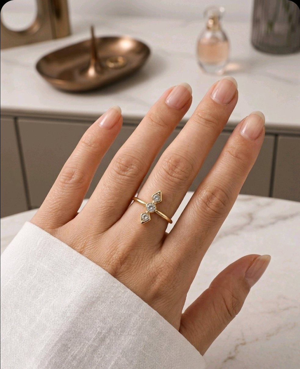 Zara Cross Ring