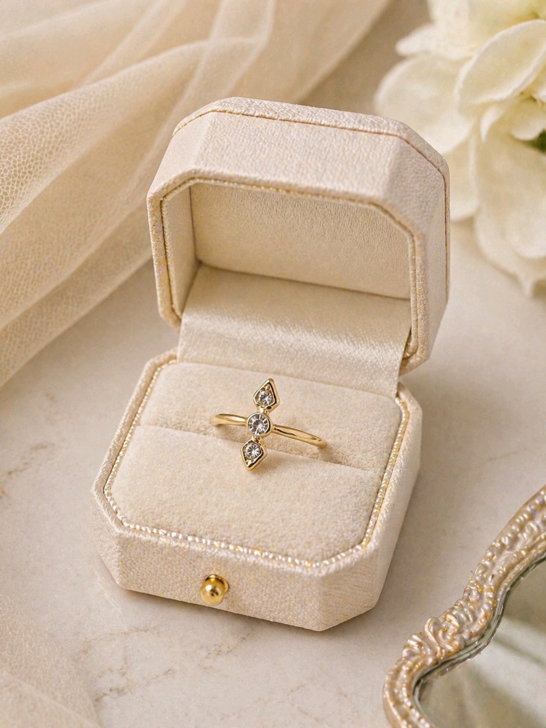 Zara Cross Ring image 2