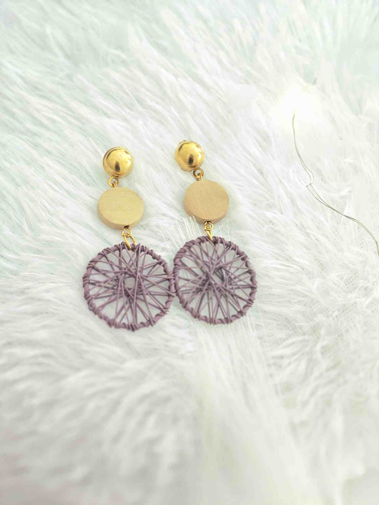 Purple Style Earrings image 3