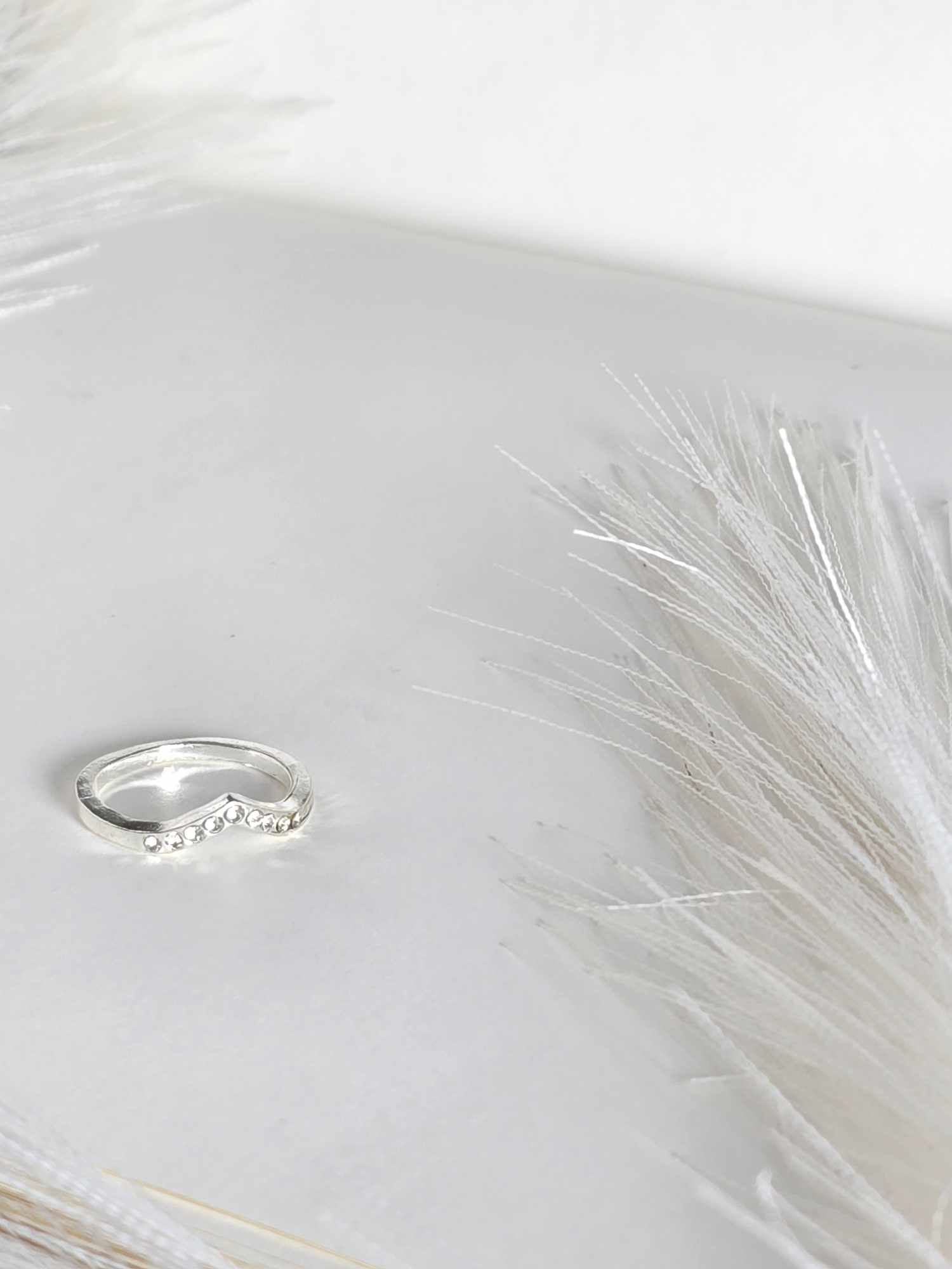 Beautiful Silver Plated Stackable Rings For Women and Girls image 2