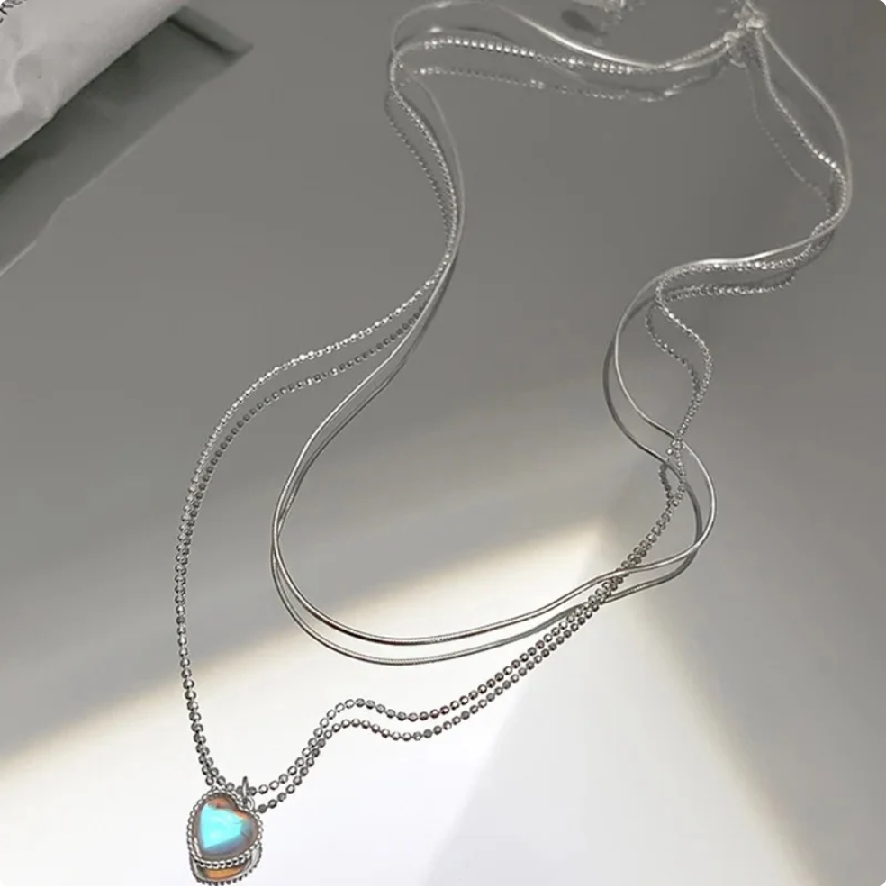 Korean-Inspired Heart Necklace image 3