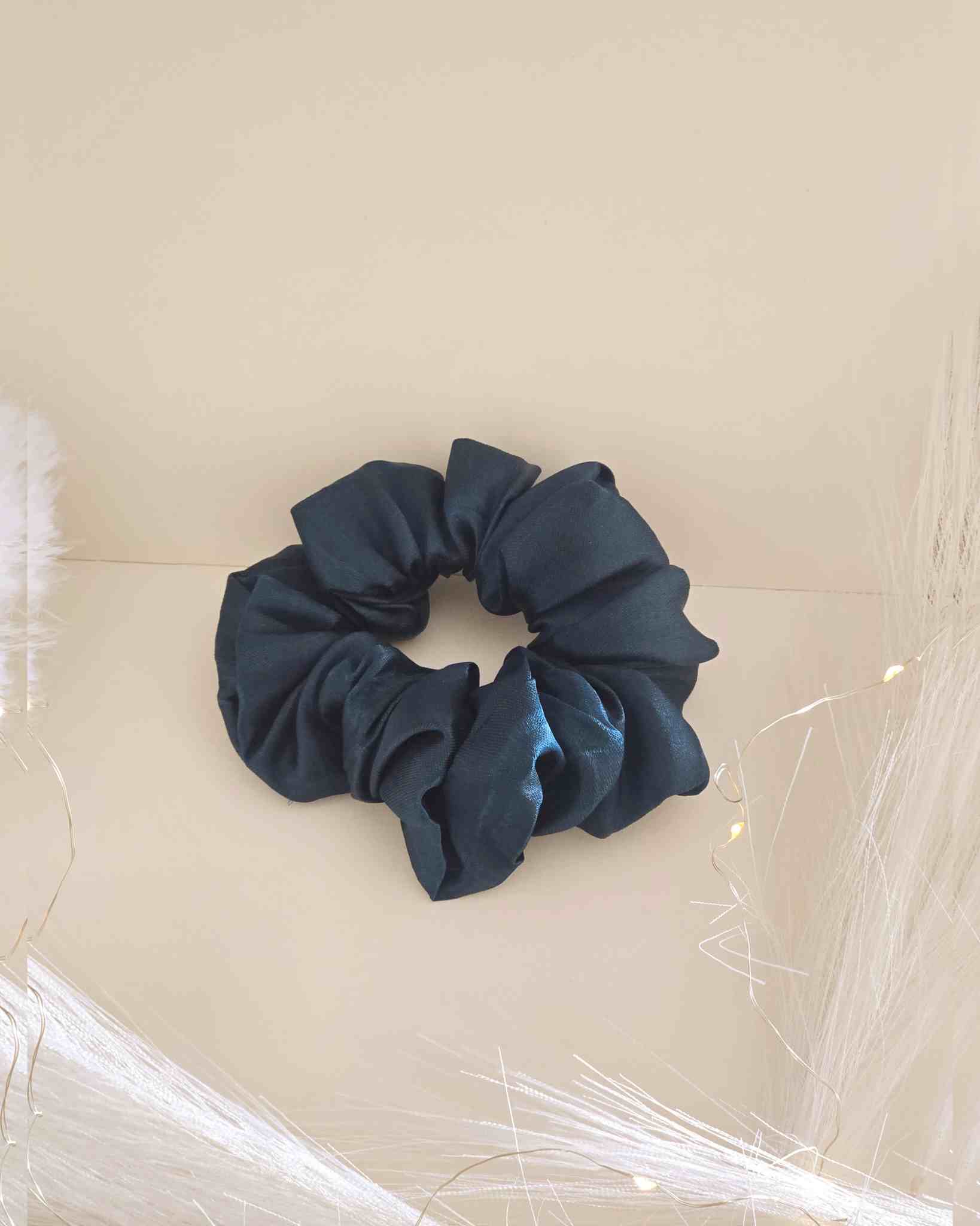 Dark Teal color Scrunchies
