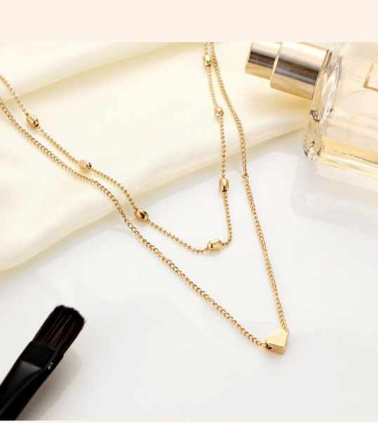 Double Dil Layered Necklace image 2