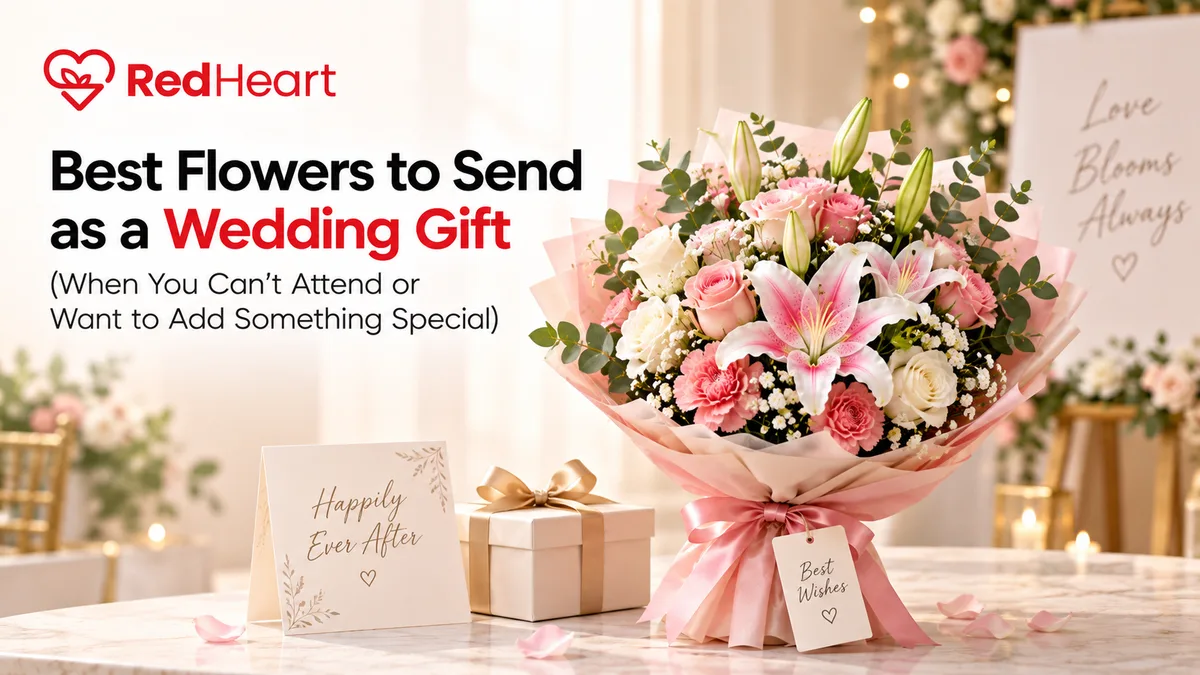 Best Flowers to Send as a Wedding Gift (When You Can't Attend or Want to Add Something Special)
