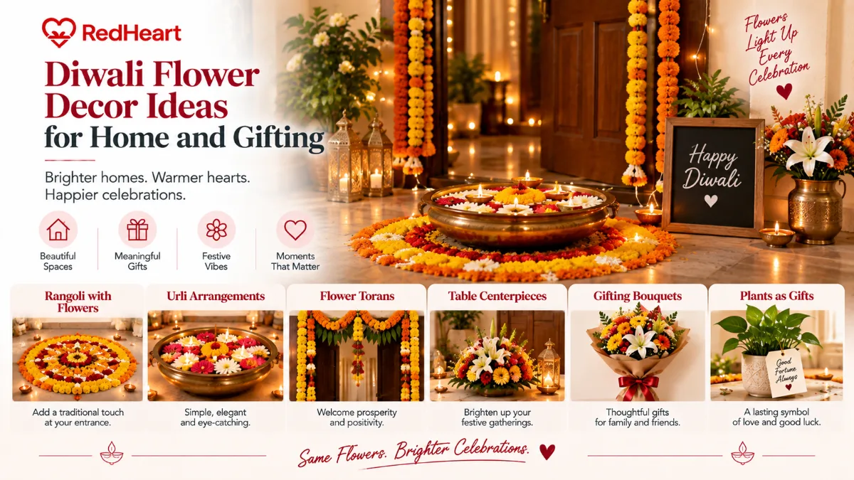 Diwali Flower Decor Ideas for Home and Gifting