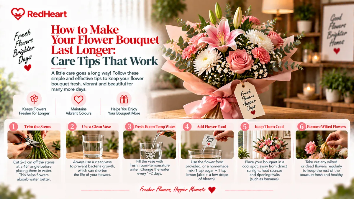 How to Make Your Flower Bouquet Last Longer: Care Tips That Work