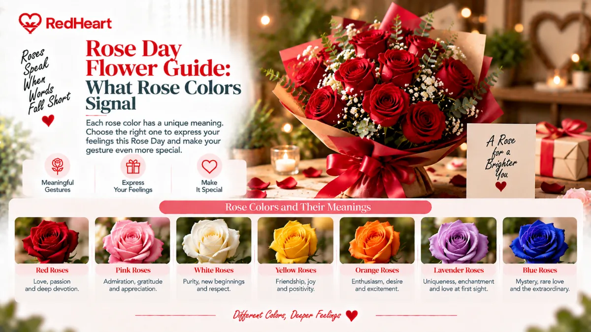 Rose Day Flower Guide: What Rose Colors Signal