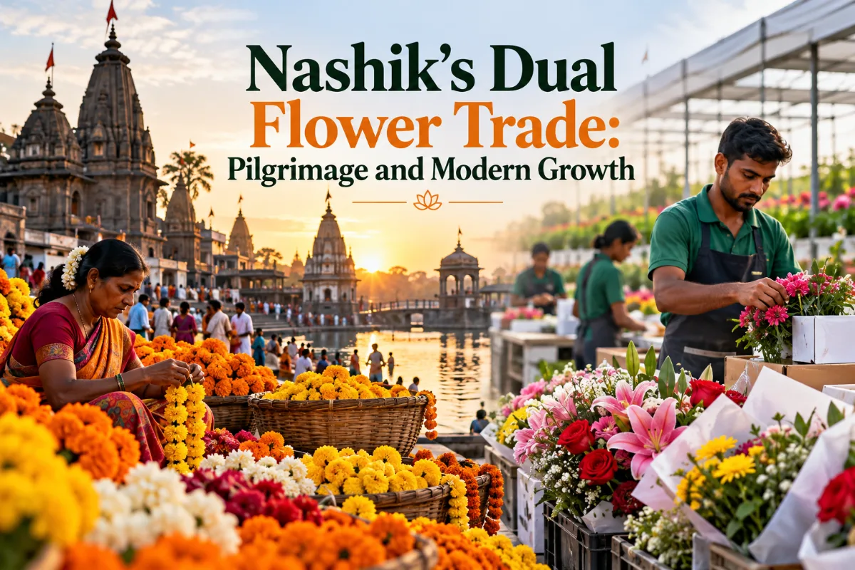 Nashik's Dual Flower Trade: Pilgrimage and Modern Growth