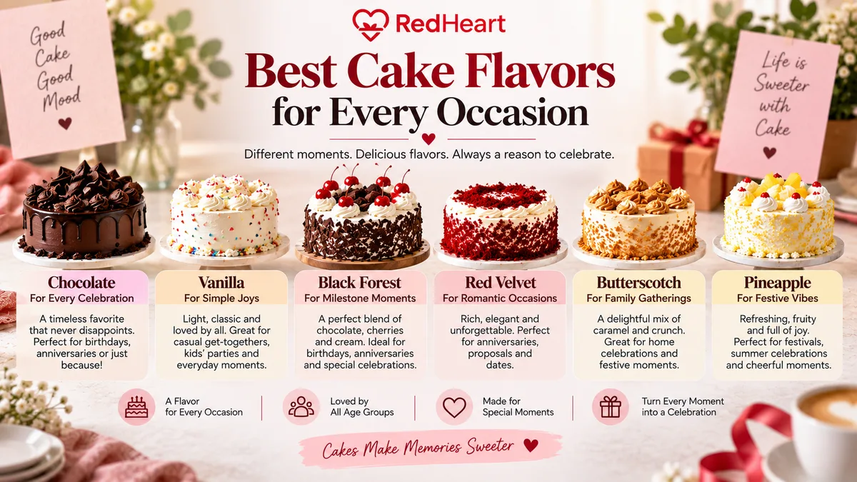 Best Cake Flavors for Every Occasion