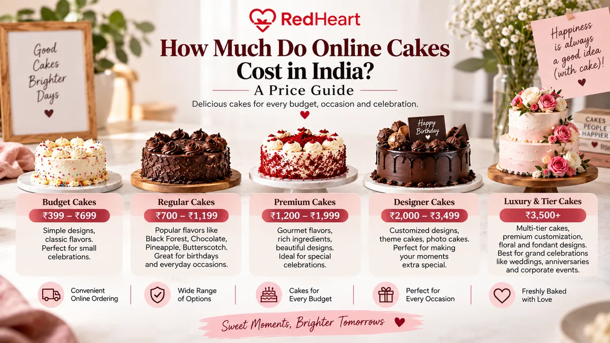 How Much Do Online Cakes Cost in India? A Price Guide