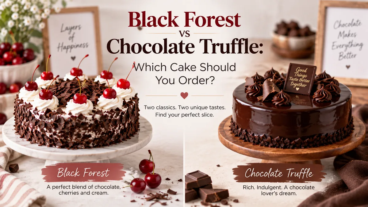 Black Forest vs Chocolate Truffle: Which Cake Should You Order?