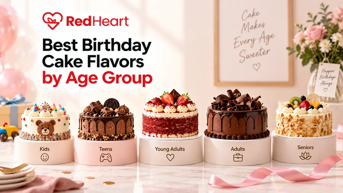 Best Birthday Cake Flavors by Age Group