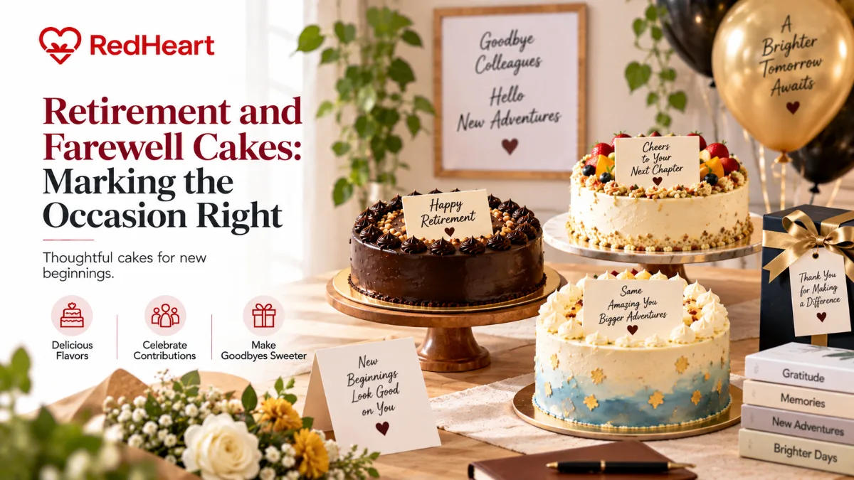Retirement and Farewell Cakes: Marking the Occasion Right
