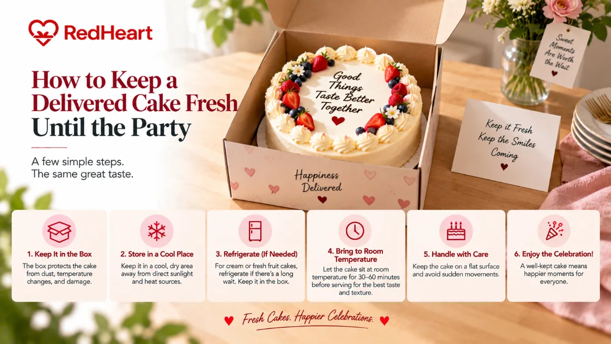 How to Keep a Delivered Cake Fresh Until the Party