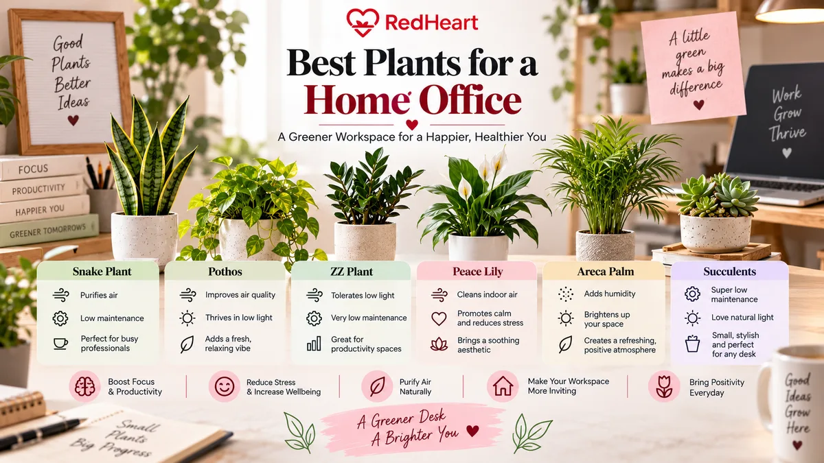 Best Plants for a Home Office