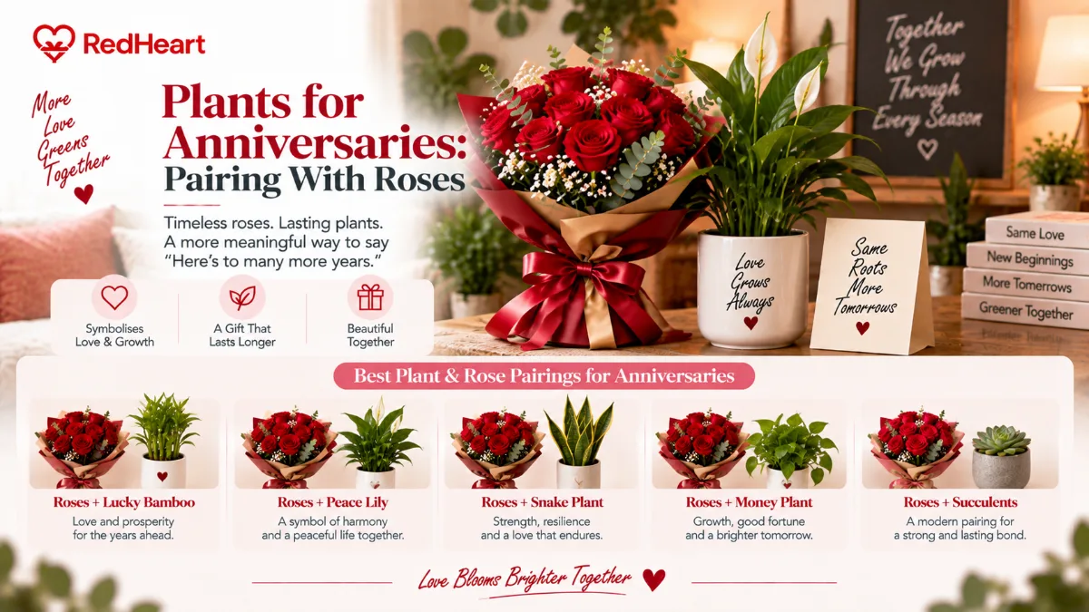 Plants for Anniversaries: Pairing With Roses