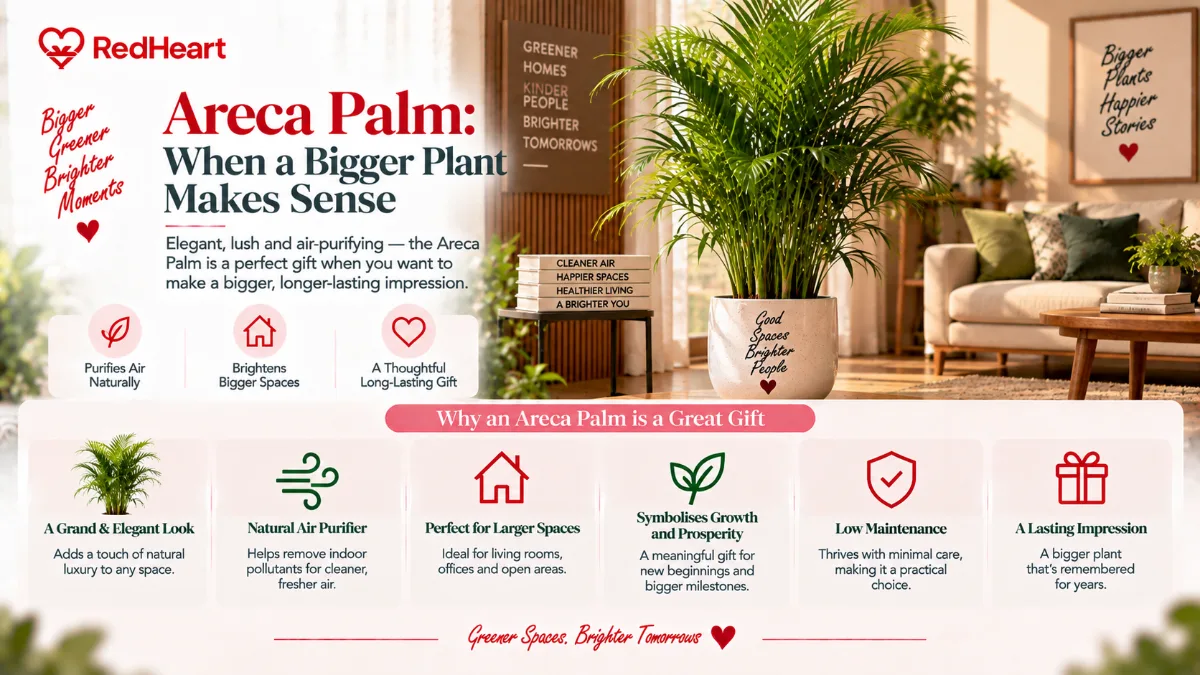 Areca Palm: When a Bigger Plant Makes Sense