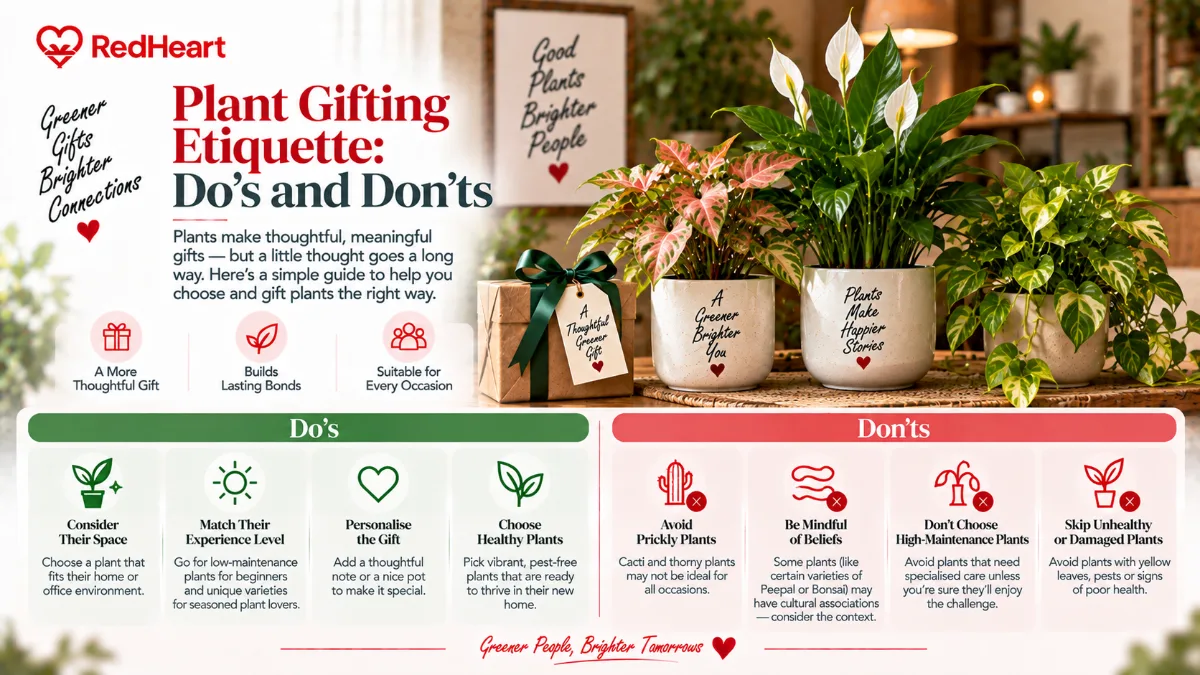 Plant Gifting Etiquette: Do's and Don'ts