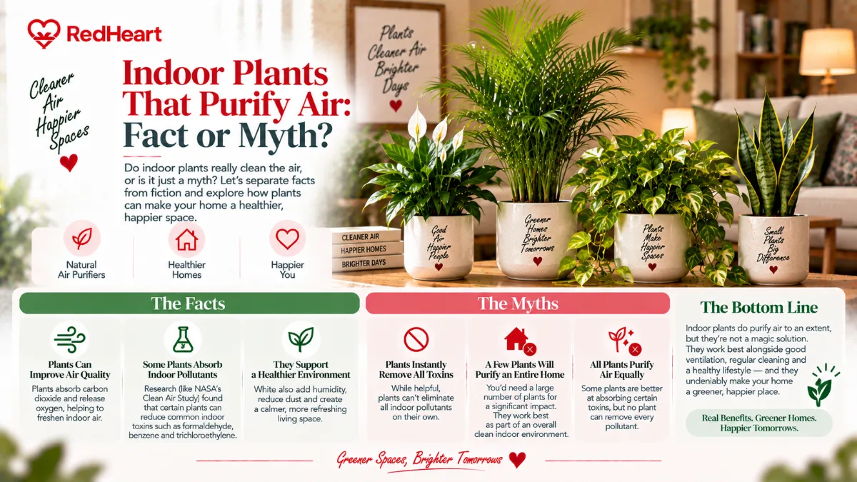 Indoor Plants That Purify Air: Fact or Myth?