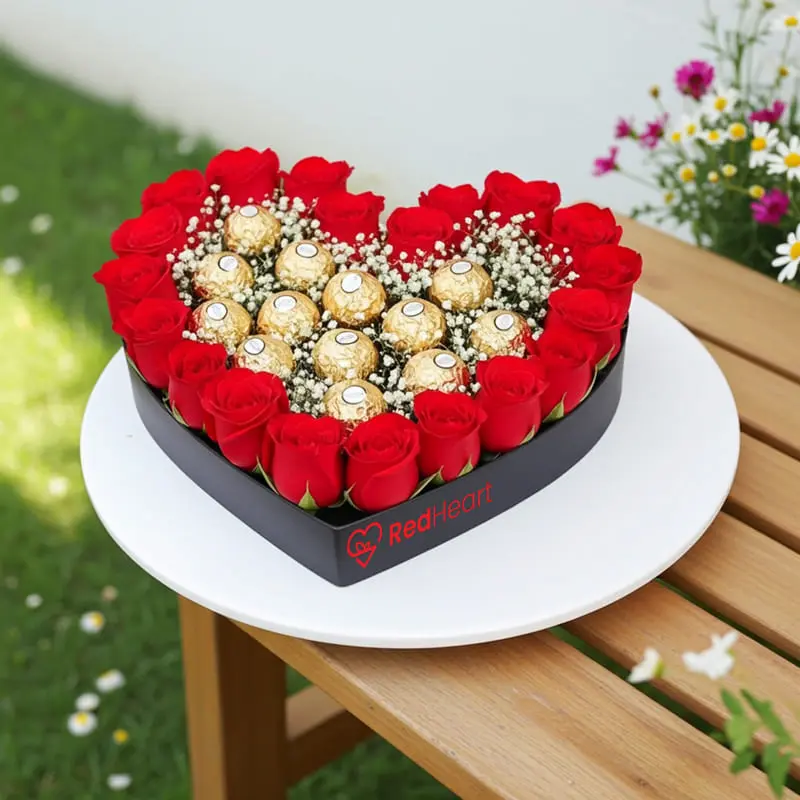 Golden Heart of Love design by Redheart
