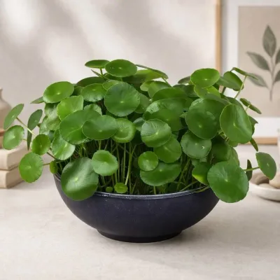 Emerald-Coin-Pilea by RedHeart
