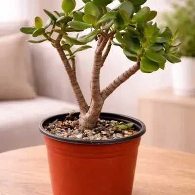 Twin Trunk Jade Bonsai by RedHeart