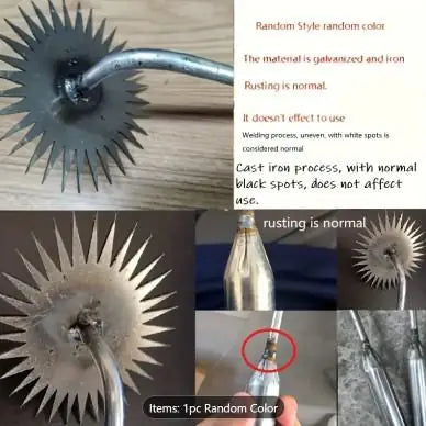 Heavy Duty Forged Metal Weed Crusher pic by Redheart