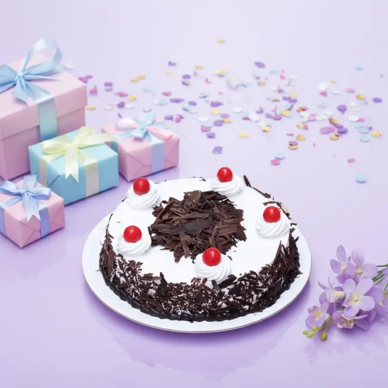 Deliver Eggless Classic Black Forest Delight by Redheart