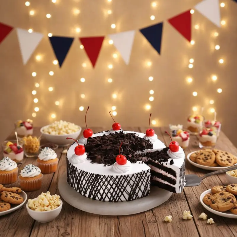 Deliver Velvet Symphony Black Forest Cake by Redheart