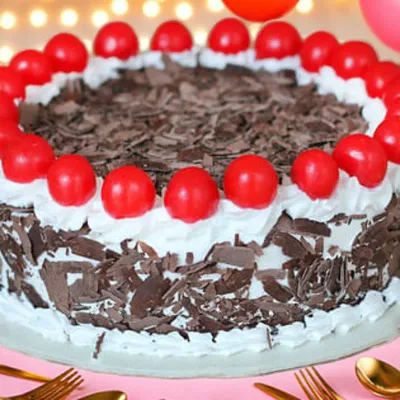 Party Perfect Eggless Black Forest Cake by RedHeart