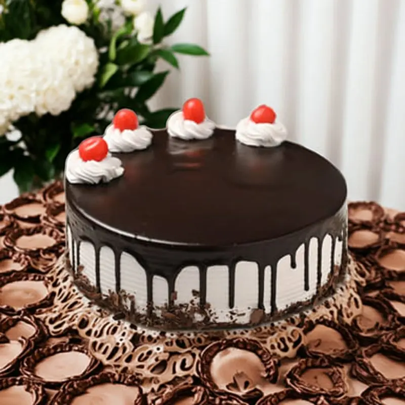 Velvet Ganache Black Forest Cake