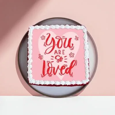 Forever Yours Red Velvet Love Cake by RedHeart