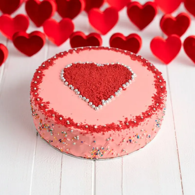 order Blushing Heart Celebration Cake by Redheart