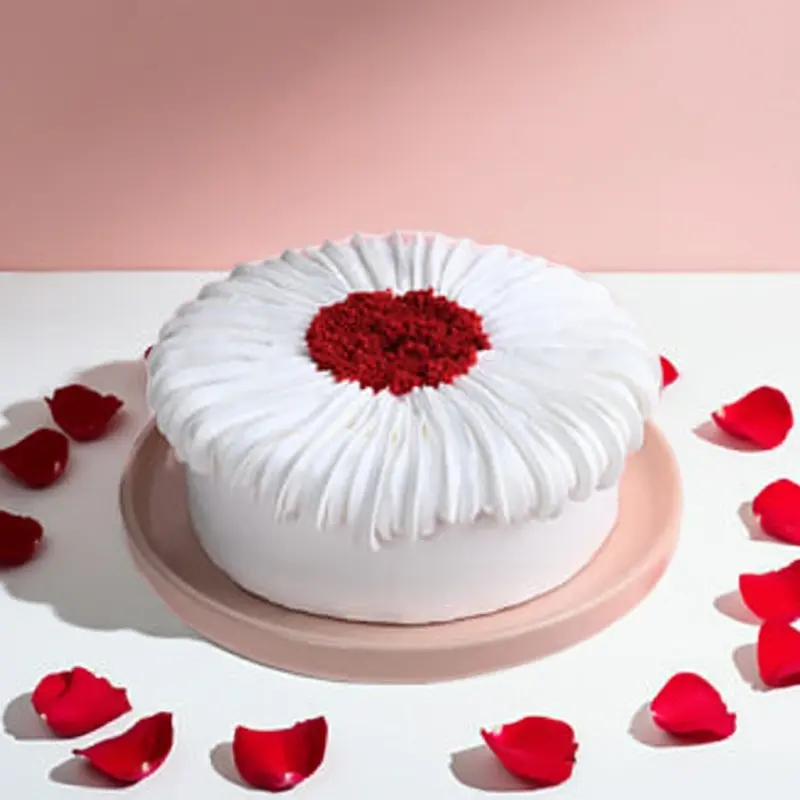 Scarlet Bloom Red Velvet Cake