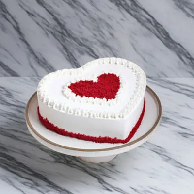 Eternal Heart Red Velvet Cream Cake by RedHeart