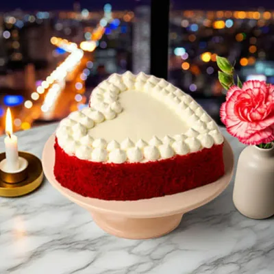 Velvet Heart Elegance Cake by RedHeart
