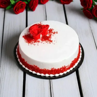 Velvet Romance Eggless Red Velvet Cake by RedHeart