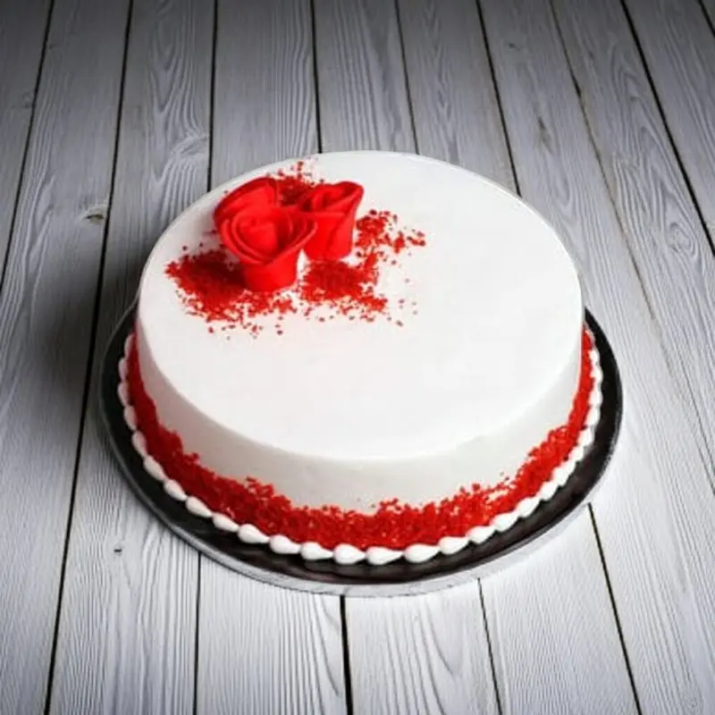 order Velvet Romance Eggless Red Velvet Cake by Redheart