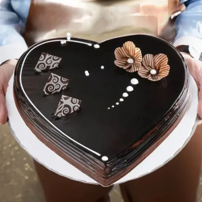Scarlet Heart Noir Chocolate Celebration Cake by RedHeart