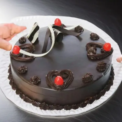 Noir Eclipse Artisan Chocolate Cake by RedHeart