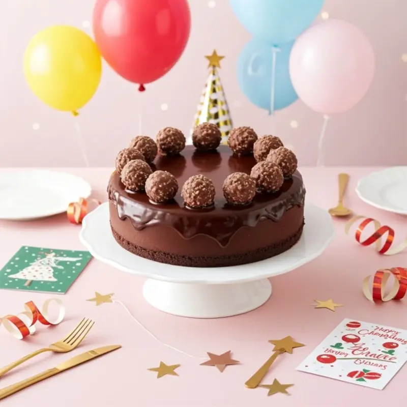 Deliver Scarlet Heart Noir Chocolate Cake   by Redheart